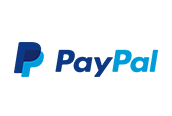 Official PayPal Logo which features the letter P in shades of blue followed by the text PayPal