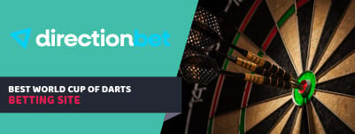 World cup of darts players and Ladbrokes logo which is the best betting site for this tournament