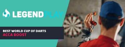 world cup of darts players in action and betway logo which is the best site for live betting