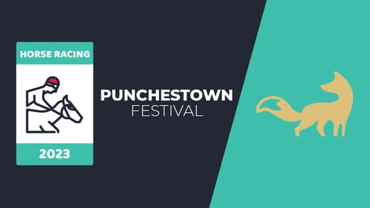 Punchestown logo - a small fox above the word Punchestown